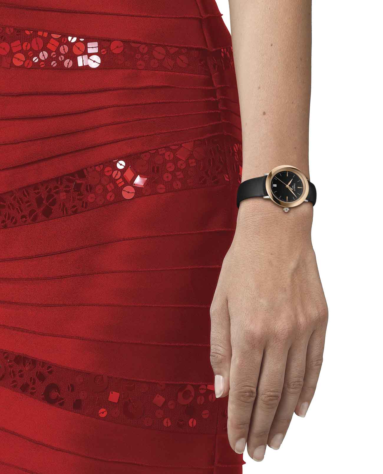 Tissot Tissot T-Gold Glendora T929.210.46.051.00 , наручные женские часы фото под углом